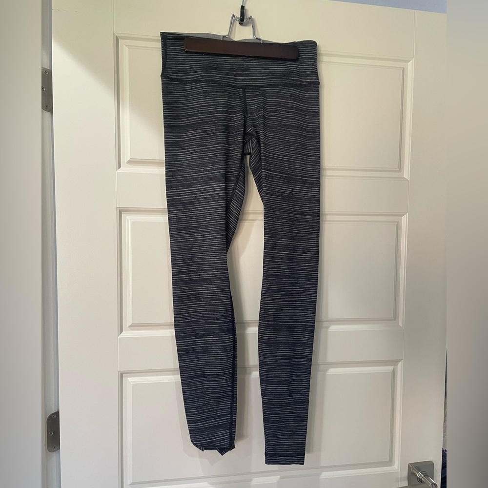 lululemon athletica Black and Gray Leggings